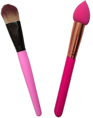 

Blue Eyes CH-46 High-Grade Professional Makeup Sponge Puff Beauty Blender and Makeup Brush(Set of 2)