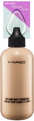 

Adorable Silicone Puff, Mac Face&Body Foundation(Set of 2)