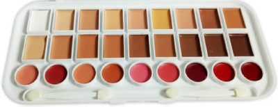 

Professional 18 Color Contour & Correct Concealer & 9 Color Blush Cream Palette Concealer(Concealer Corrector)