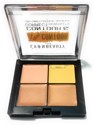 

Lyon Beauty USA 4 Colors Contour & Correct Cream Palette -102 Concealer(Multicolor)