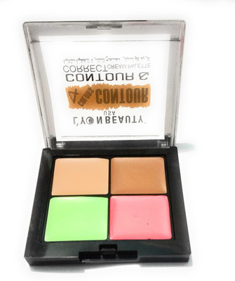 

Lyon Beauty USA 4 Colors Contour & Correct Cream Palette -103 Concealer(Multicolor)
