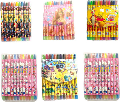 

Shopkooky Rolling crayon/ Mix print/ Birthday gift/ Gift online/ Return gift(Multicolor)