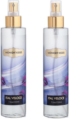 

Ital Veloce Midnight Kisses Set Of 2 Body Mist - For Women(420 ml, Pack of 2)