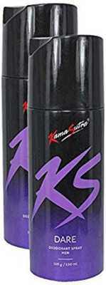 

KamaSutra deodorant Deodorant Spray - For Men(300 ml, Pack of 2)