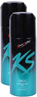 

KamaSutra deodorant Deodorant Spray - For Men(300 ml, Pack of 2)