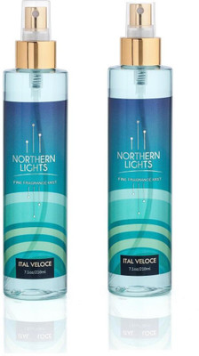 

Ital Veloce Northern Lights Pack Of 2 Body Mist - For Women(420 ml, Pack of 2)