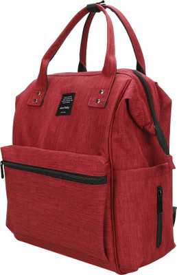 

Pofunuo International Brand Large Capacity 300D Fashion Multi-Function Travel Diaper Bag Backpack (Red) Diaper Backpack(Red)