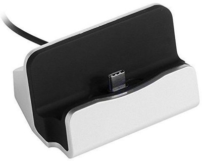 

TechGear Desktop MOBILE Charger USB Type C Base Stand Data Sync Charging Docking Station Dock(Multicolor)
