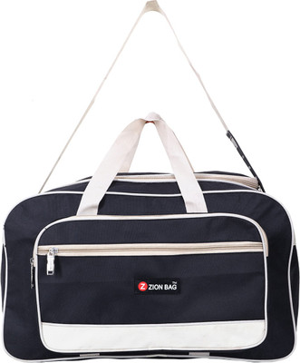 

Zion Bag (Expandable) Navy Blue Polyester Luggage Travel Duffle Bag Travel Duffel Bag(Black)