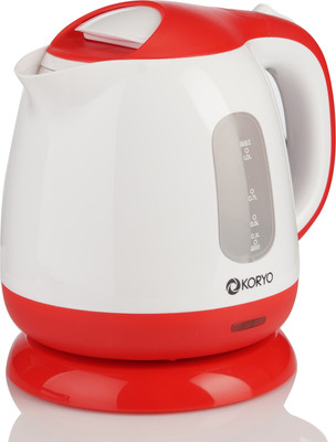 

Koryo KEK104R Electric Kettle(1 L, White & Red)