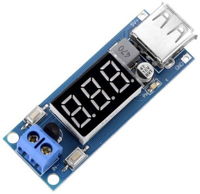 

ARDUINO M636 DC 4.5-40V To 5V 2A USB Charger DC-DC Step-down Buck Converter Voltmeter Power Supply Electronic Hobby Kit