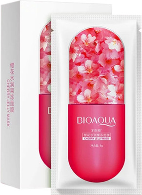 

Style Craze Bioaqua Facial Jelly Sheet Mask Deep Moisturing Mask For Face Hydrating Jelly Face Mask Prevent & Refine Aging mascarilla facial (Pack of 2)(8 ml)