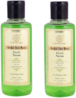 

Khadi Natural Neem Face Wash Pack of 2 Face Wash(420 g)