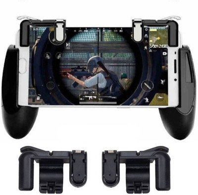 

ROAR KRH_561K Pubg Controller Game Pad & Trigger all smart phone compatible Sensitive Shoot/aim Buttons L1 R1 Trigger Mobile Game Controller ||compatible with all android & IOS smart phone Gaming Accessory Kit(Multicolor, For Android)
