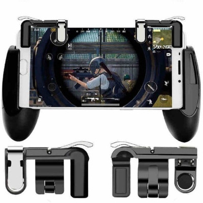 

ROAR CDM_603C Pubg Controller Game Pad & Trigger all smart phone compatible Sensitive Shoot/aim Buttons L1 R1 Trigger Mobile Game Controller ||compatible with all android & IOS smart phone Gaming Accessory Kit(Multicolor, For Android)
