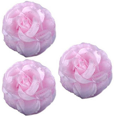 

Iyaan Fabric Rose Flower Hair For Women And Girls Hair Clip(Pink)