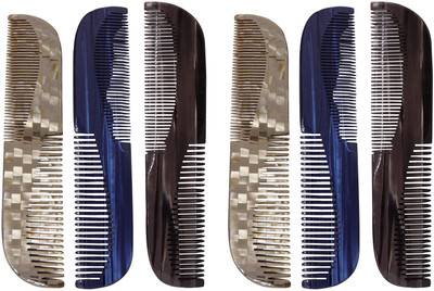 

Confidence New Arrival Set of 6 Pcs Hair Styling Hair Combs For Personal And Professional Use For Men, Women And Girls