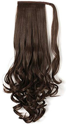 

Prime Curly Ponytail For Women, Synthetic Extension, Ponytail Extension, Dark Brown, Pack Of 1 Hair Extension