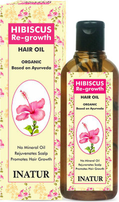 

Inatur Hibiscus Re-growth Hair Oil (100ml) Hair Oil(100 ml)