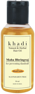 

Khadi Herbal & Natural Maha Bhringraj Hair Growth Premium & Ayurvedic Pure Oil Hair Oil(50 ml)