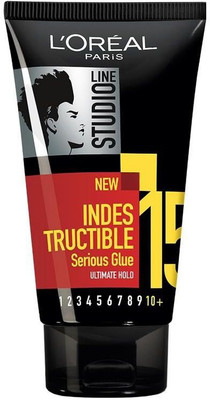 L'Oreal Paris Studio Line 15 Indes Tructible Serious Glue Ultimate Hold Hair Gel(150 ml)
