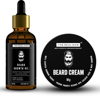 The Real Man Beard growth oil and beard cream Beard Cream(100 g)