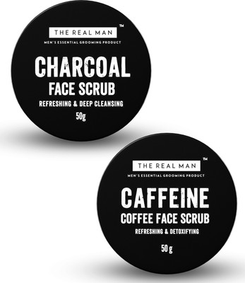 

The Real Man charcoal face scrub and coffee face scrub Beard Cream(100 g)