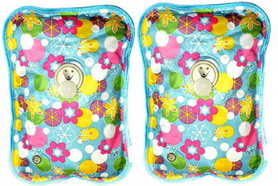 

Cinnamon Best Quality Flower-Print Pain Reliever 2 Pack of Electric 1 L Hot Water Bag(Multicolor)