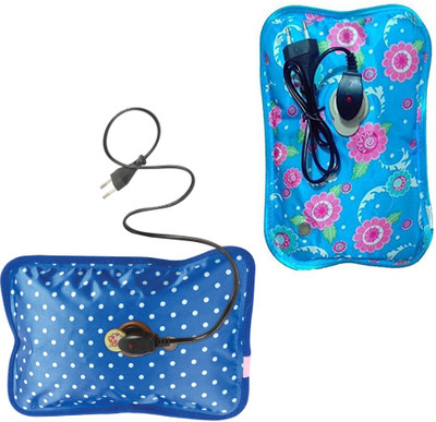 

Cinnamon Premium Quality Pain Reliever 2 Piece Combo of Electric 1 L Hot Water Bag(Multicolor)