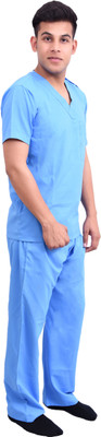 

Ara India 1 Shirt, Pant Hospital Scrub(Blue S)
