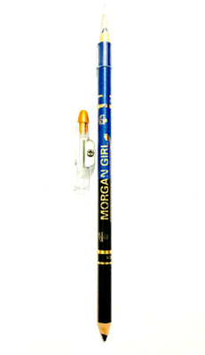 

MORGAN GIRL Waterproof BLACK & BLUE two-in-one Kajal with Sharpener(Black,Blue)
