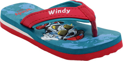 

WINDY Boys & Girls Slip On Slipper Flip Flop(Light Blue, Firoji