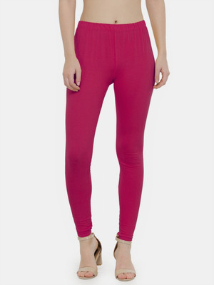 N-gal Ankle Length  Ethnic Wear Legging(Pink, Solid)