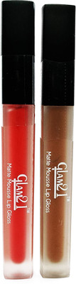 

Glam 21 Matte Mousse Lip Gloss (16#Artic Red, 03# Toned Brown)(6 ml, Artic Red, Toned Brown)