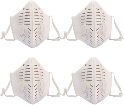 

Health Raksha Anti Dust Face Mouth Cover Mask Respirator | Dustproof Anti-bacterial Washable | Reusable masks Respirator Comfy | Upgrade Version Anti Pollution Face Mask-Pack of 4 Mask and Respirator