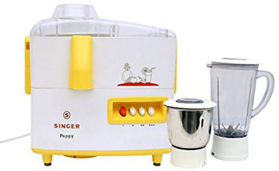 

Singer Peppy 500 Juicer Mixer Grinder(Yellow, 2 Jars)