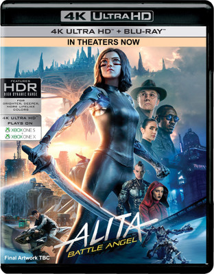 

Alita: Battle Angel (4K UHD & HD)(4K(UHD) Blu-ray English)