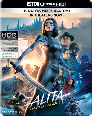 

Alita: Battle Angel (Steelbook) (4K UHD & HD)(4K(UHD) Blu-ray English)