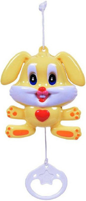 

Shopjamke Cradle Crib Hanging Rabbit Musical Bell Toy for Babies(Multicolor)