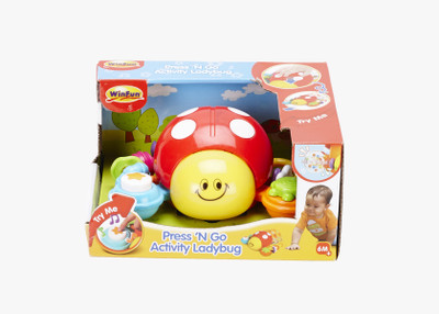 

Winfun Press n Go Activity Ladybug(Red)