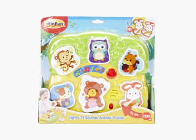 

Winfun Light and Sound Animal Puzzle(Green)