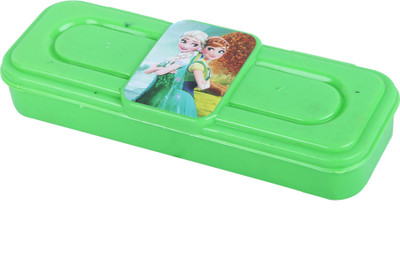 

AutoVHPR Stationary Cinderella Art Plastic Pencil Box(Set of 1, Green)