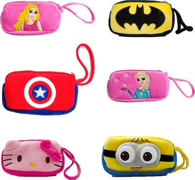 

Shopkooky Gift online/ Birthday gift/ Return gift/ Latest collection/ Pencil pouch Pack of 6 Art Artificial Leather Pencil Boxes(Set of 6, Multicolor)