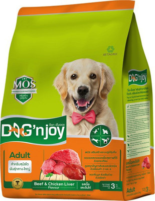

DOg'n joy Adult medium and large breed chicken and liver flavour , wiith vitamin , calcium and energy Chicken, Liver 1.5 kg Dry Dog Food