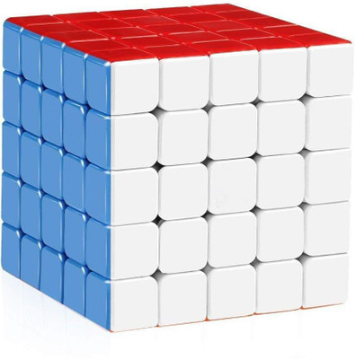 Authfort Ultra Smooth 5x5 Magic HighSpeed Stickerless Cube with Adjustable Speed(1 Pieces)