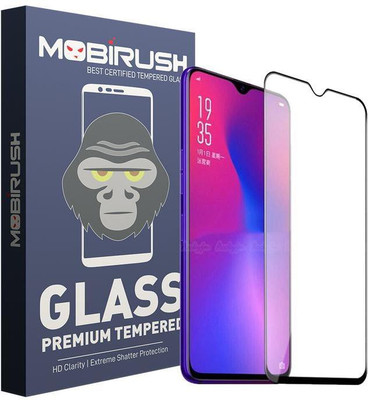 MOBIRUSH Edge To Edge Tempered Glass for Oppo R15 Pro(Pack of 1)