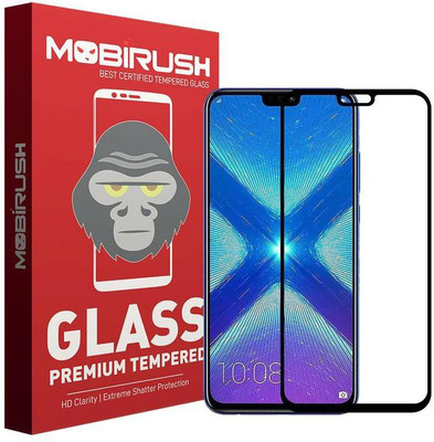 MOBIRUSH Edge To Edge Tempered Glass for Huawei Y9(Pack of 1)