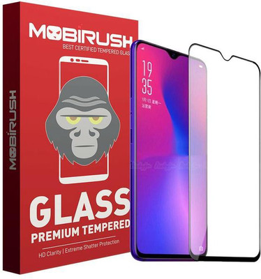 MOBIRUSH Edge To Edge Tempered Glass for Oppo R15 Pro(Pack of 1)