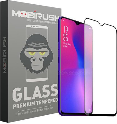 MOBIRUSH Edge To Edge Tempered Glass for Oppo R15 Pro(Pack of 1)