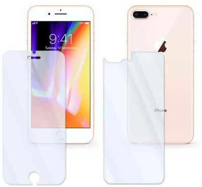 D & Y Front and Back Tempered Glass for Apple iPhone 8 Plus(Pack of 1)